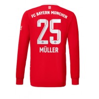 Bayern Munich Thomas Muller #25 Fußballbekleidung Heimtrikot 2022-23 Langarm